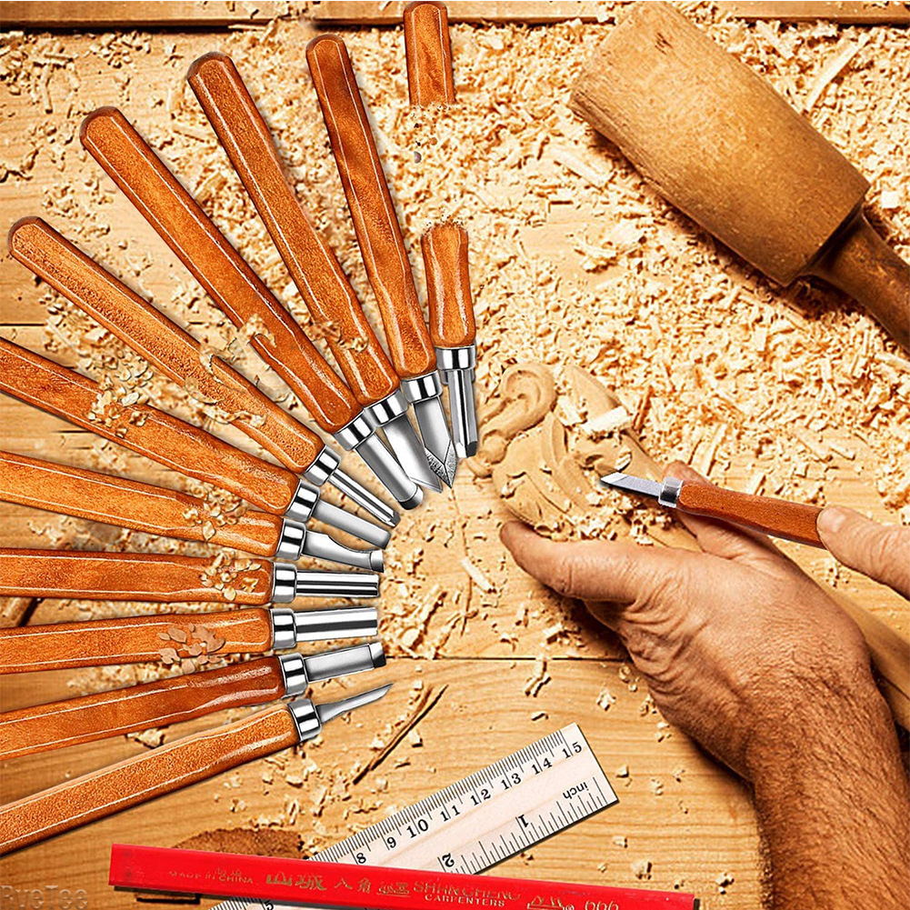 12Pcs SK2 Woodworking Carving  - Craft Knife Set recension och pris
