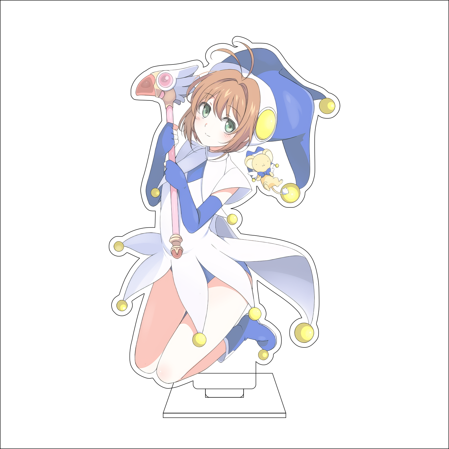 16CM Anime Cardcaptor Sakura C - Anime Cosplay Prop recension och pris